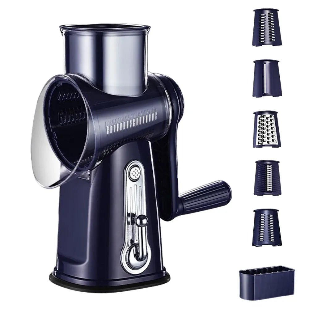 5 In 1 Multi-functional Vegetable & Cheese Grater 14:496#violet;200007763:201336105