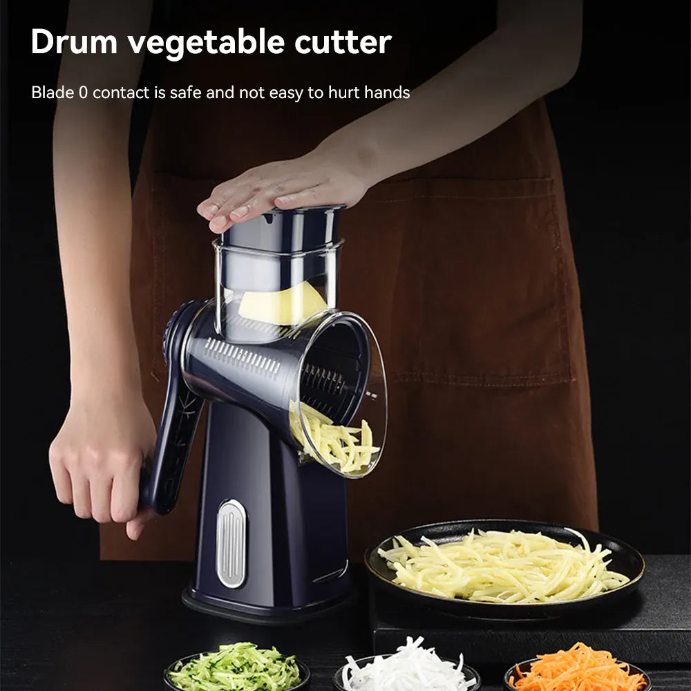 5 In 1 Multi-functional Vegetable & Cheese Grater 14:496#violet;200007763:201336105