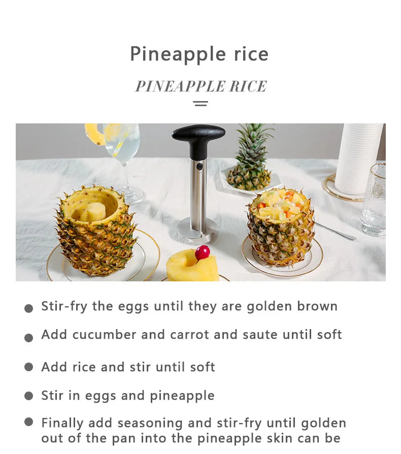 Stainless Steel Pineapple Fruit Peeler