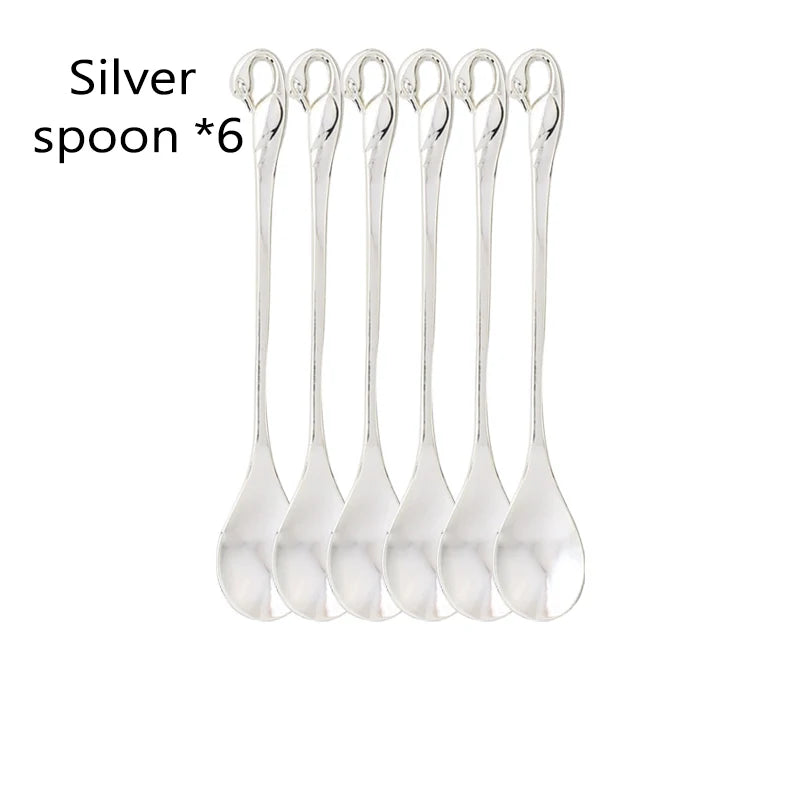 Golden Swan Base Utensil Holder