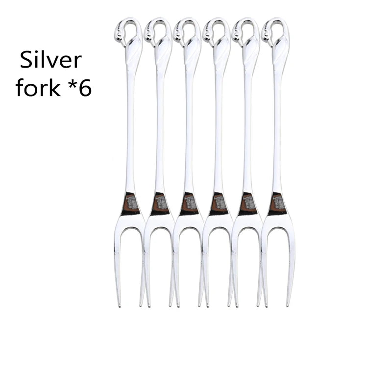 Golden Swan Base Utensil Holder