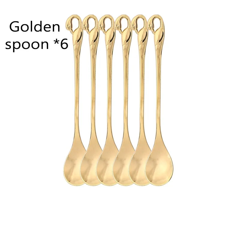 Golden Swan Base Utensil Holder