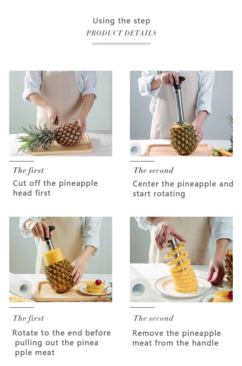 Stainless Steel Pineapple Fruit Peeler