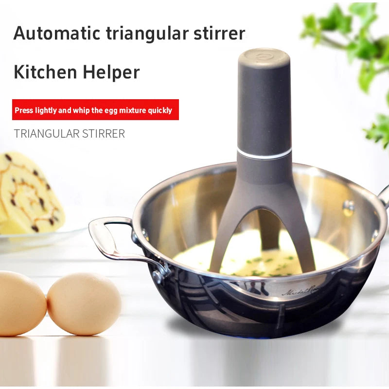 Triangular Shaped Food Stirring Device