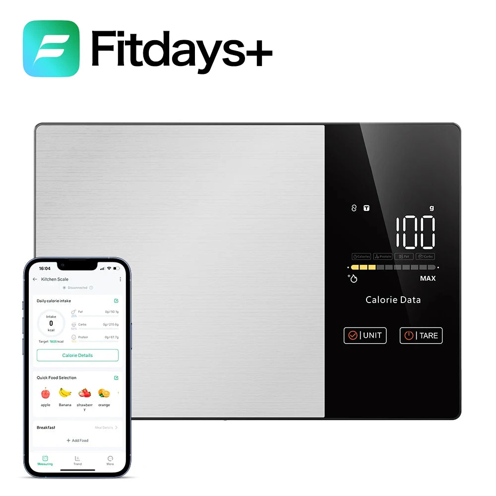 Food Weighing Scale With Nutritional Calculator