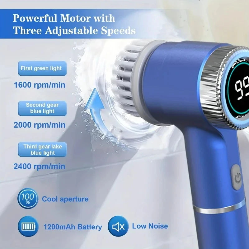 Electric Handheld Dish Cleaning Brush