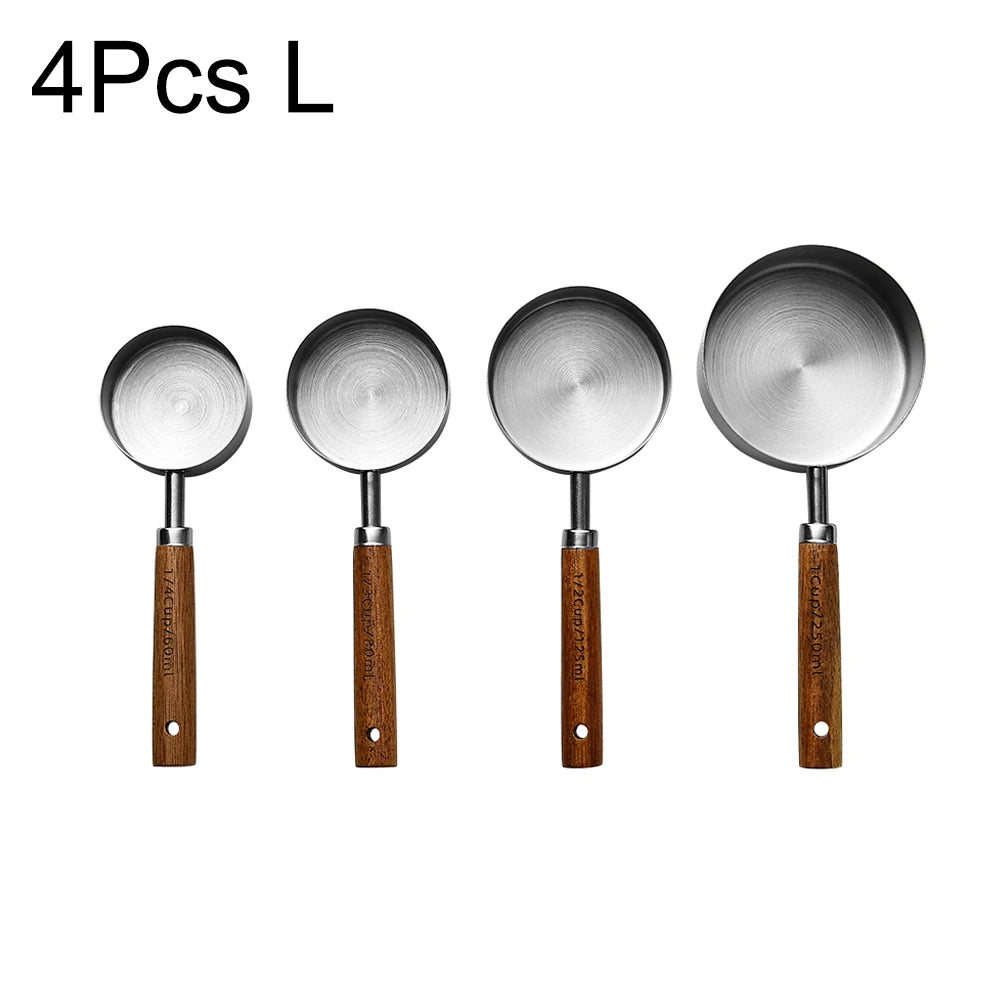 Golden Stainless Steel Measuring Cups