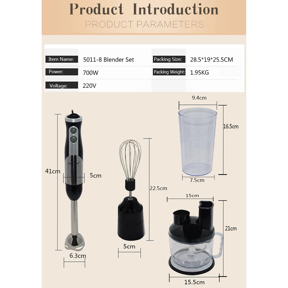 Multifunctional with Chopper Blender Grinder for Shakes