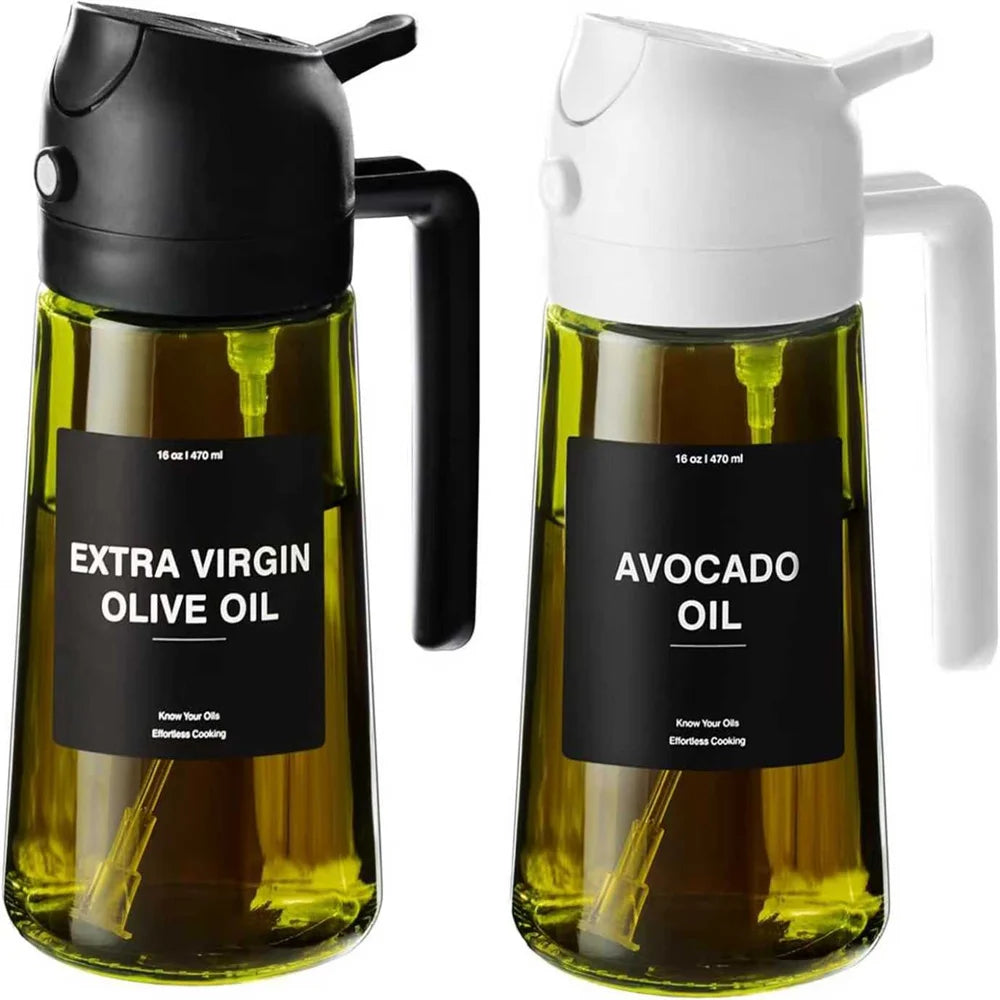 470 ML Cooking Oil Spray Bottle Dispenser