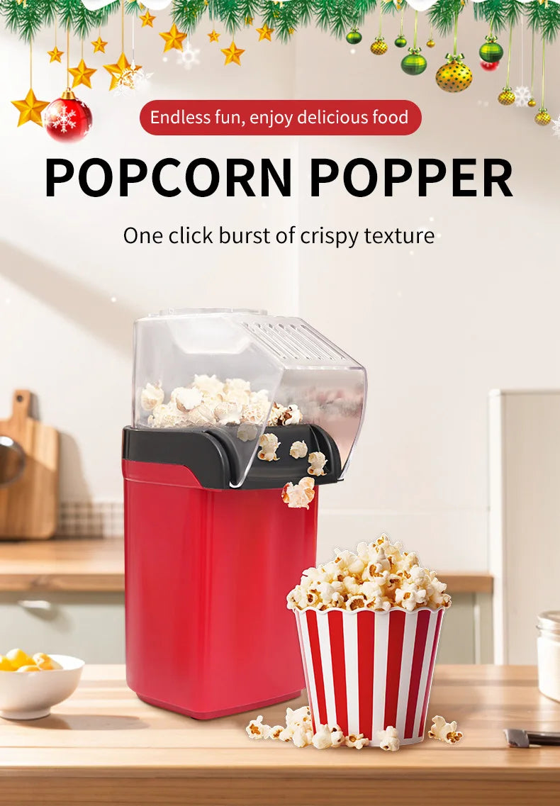 Portable Mini Electric Popcorn Maker