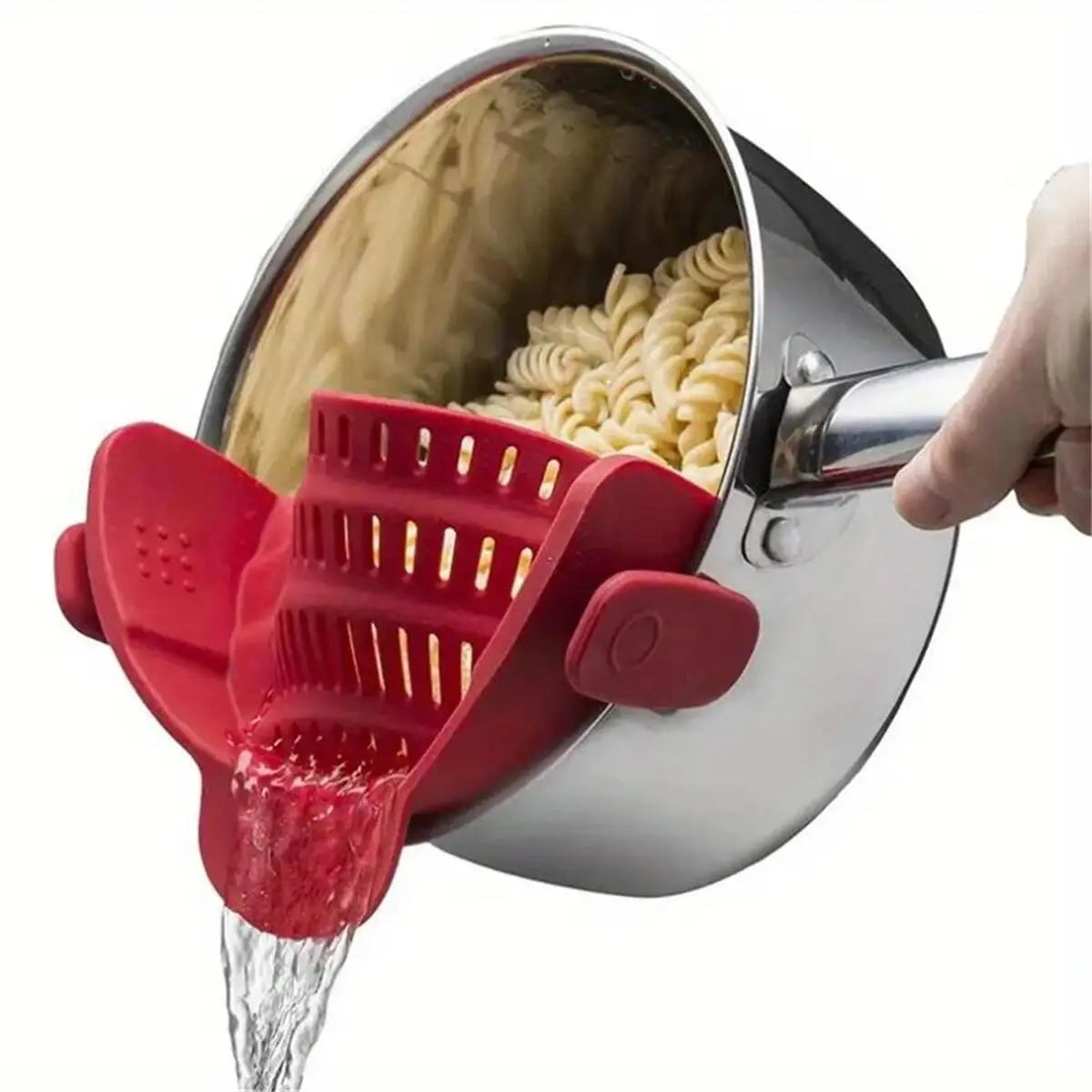 Adjustable Clip Cooking Pot Strainer