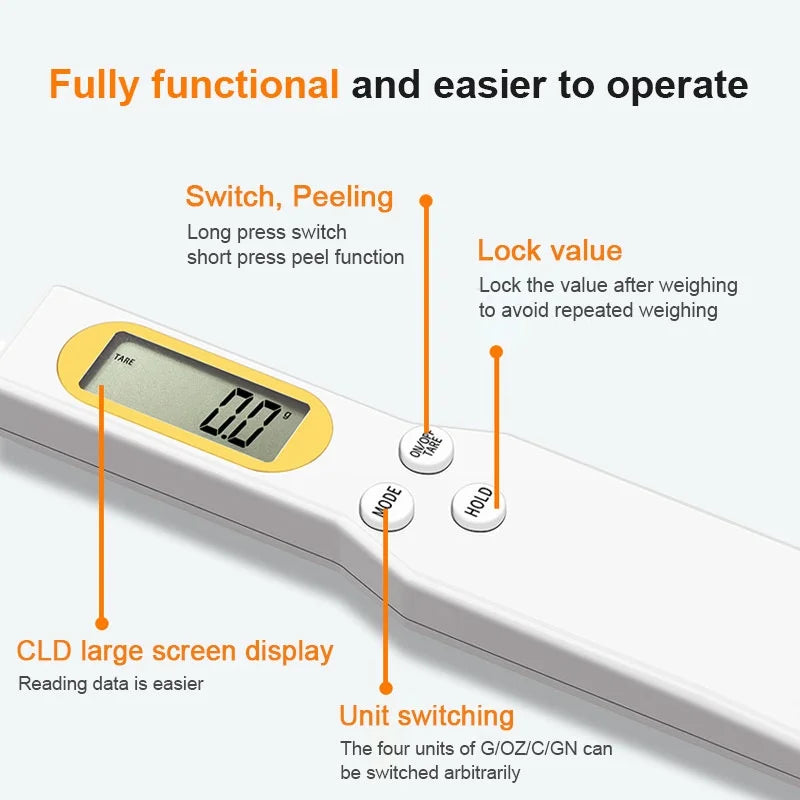 Smart Electronic Digital Weighing Spoon
