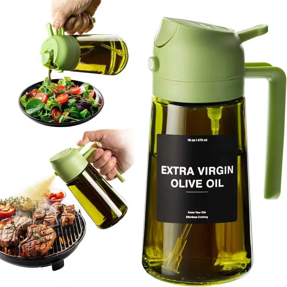 470 ML Cooking Oil Spray Bottle Dispenser
