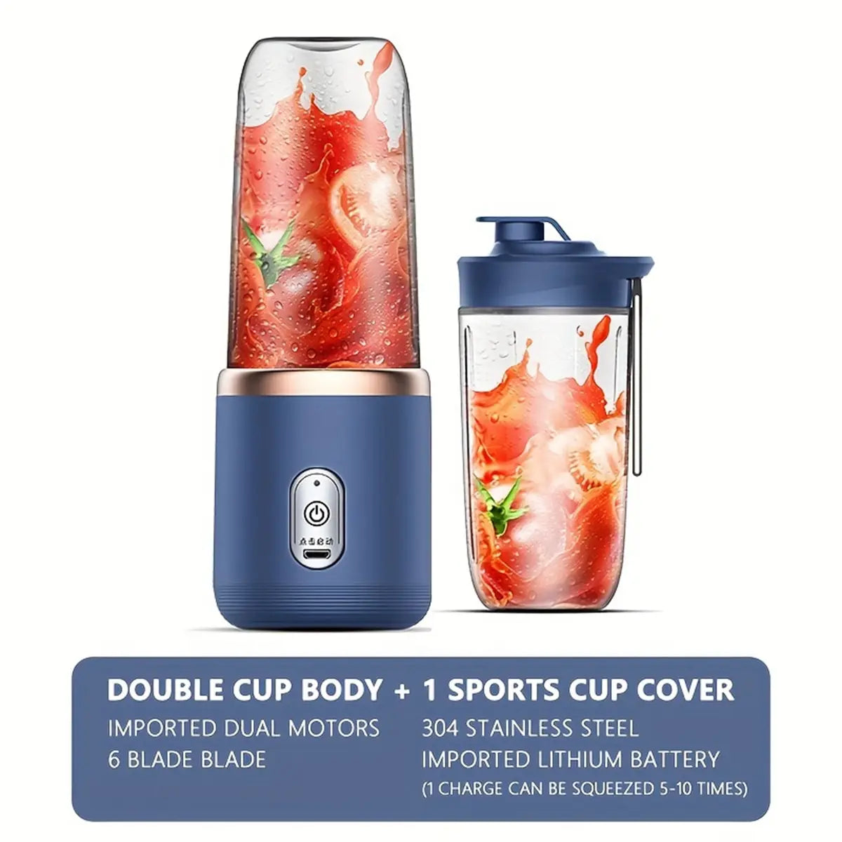 Portable USB Powered Electric Food Juicer