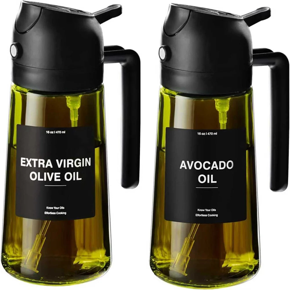 470 ML Cooking Oil Spray Bottle Dispenser