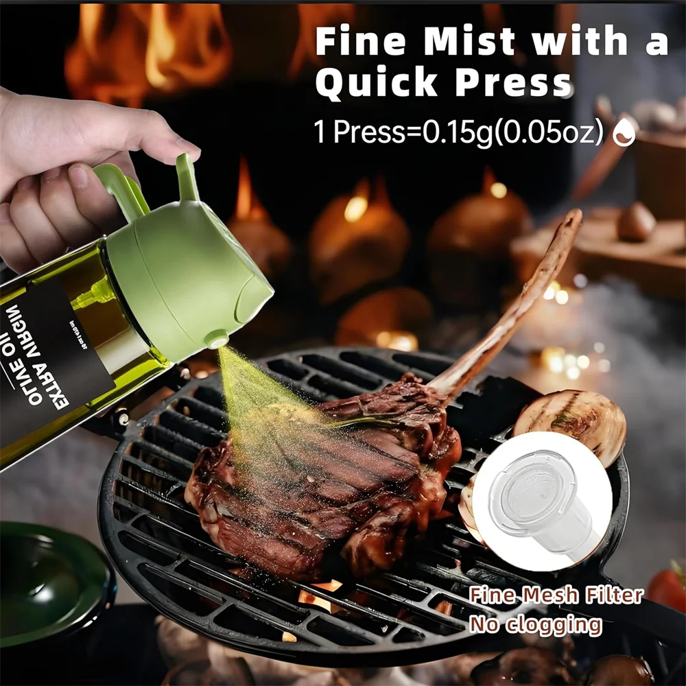470 ML Cooking Oil Spray Bottle Dispenser