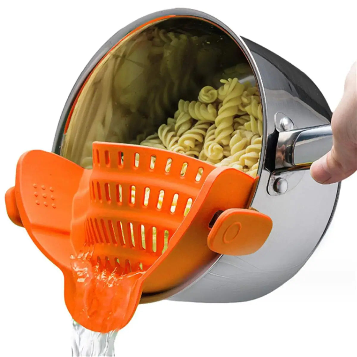 Adjustable Clip Cooking Pot Strainer