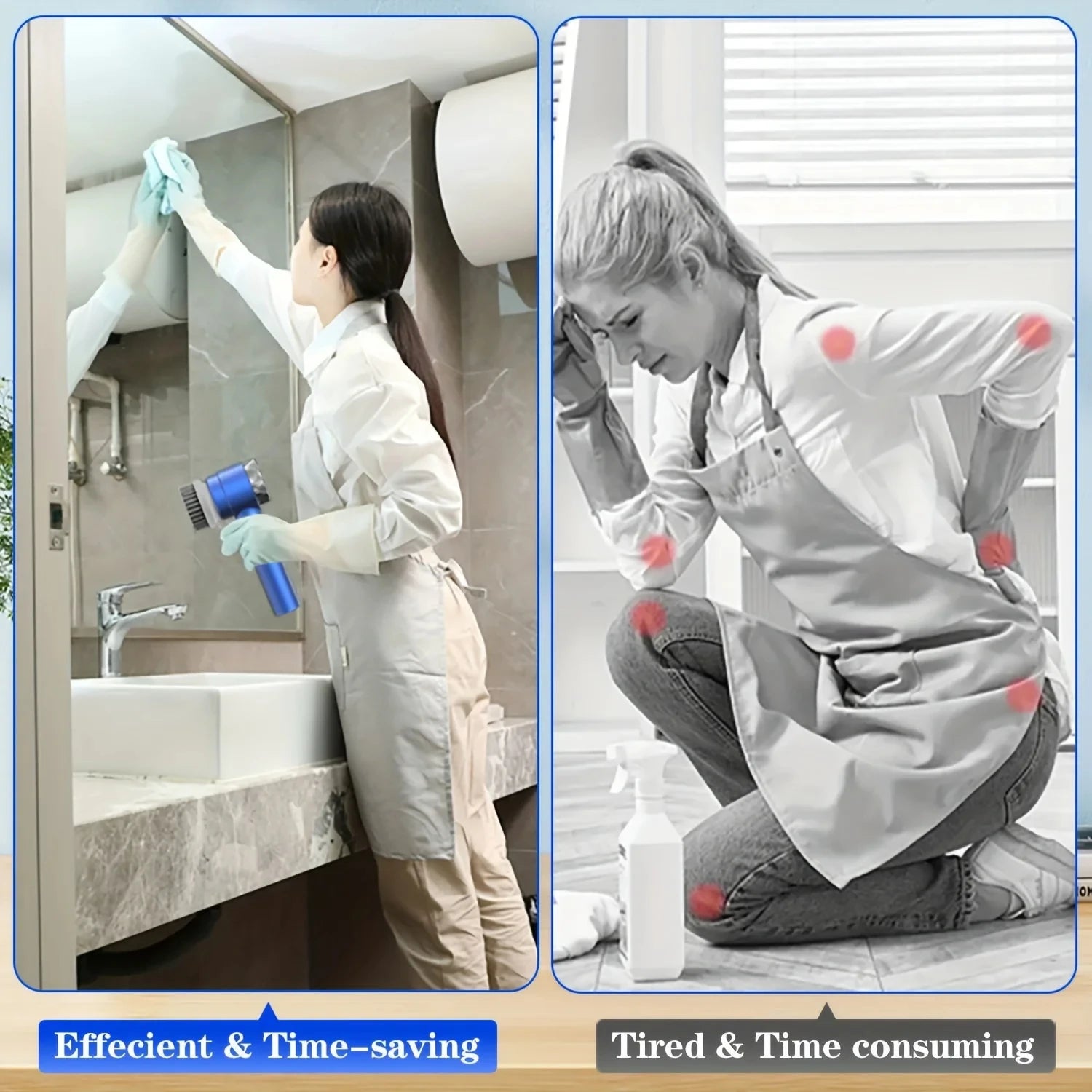 Electric Handheld Dish Cleaning Brush