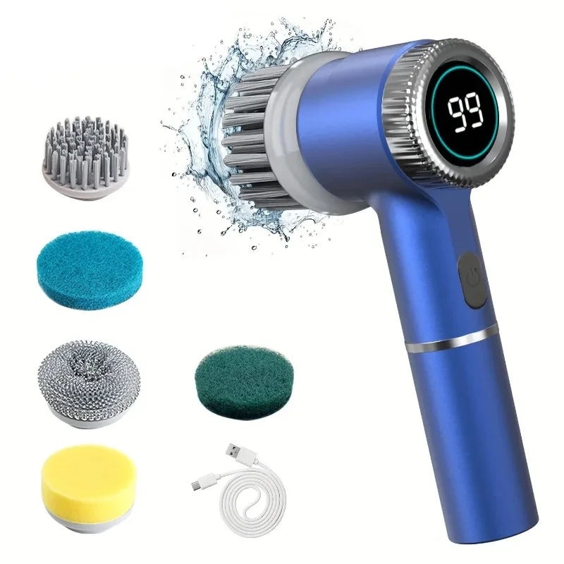 Electric Handheld Dish Cleaning Brush