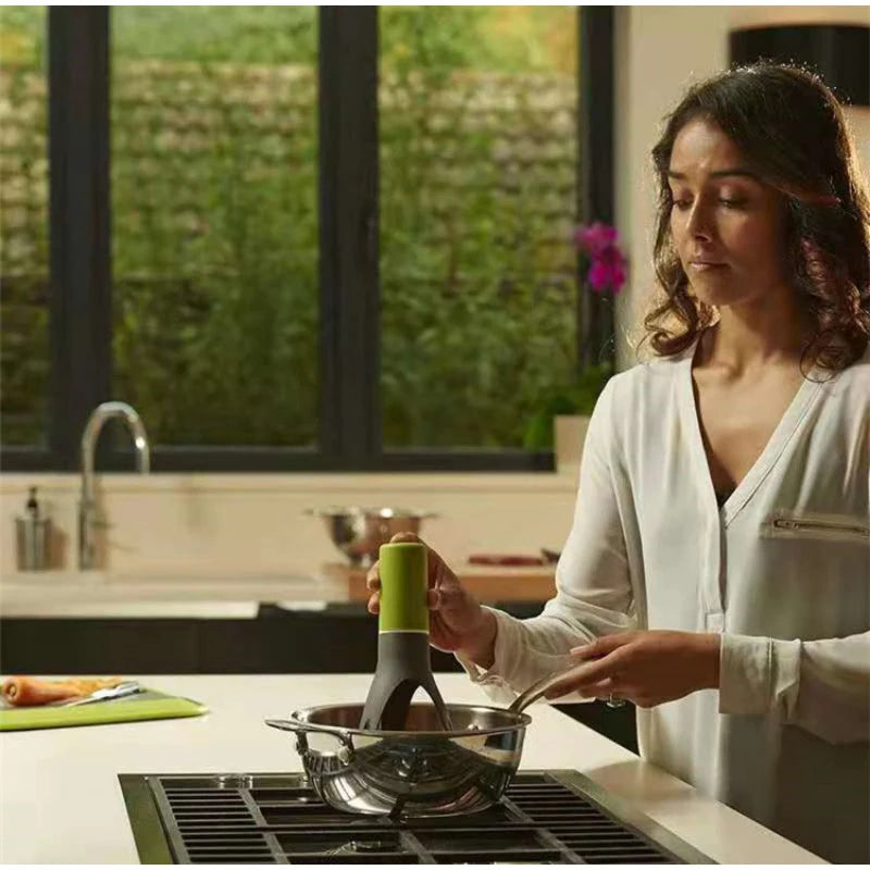 Triangular Shaped Food Stirring Device