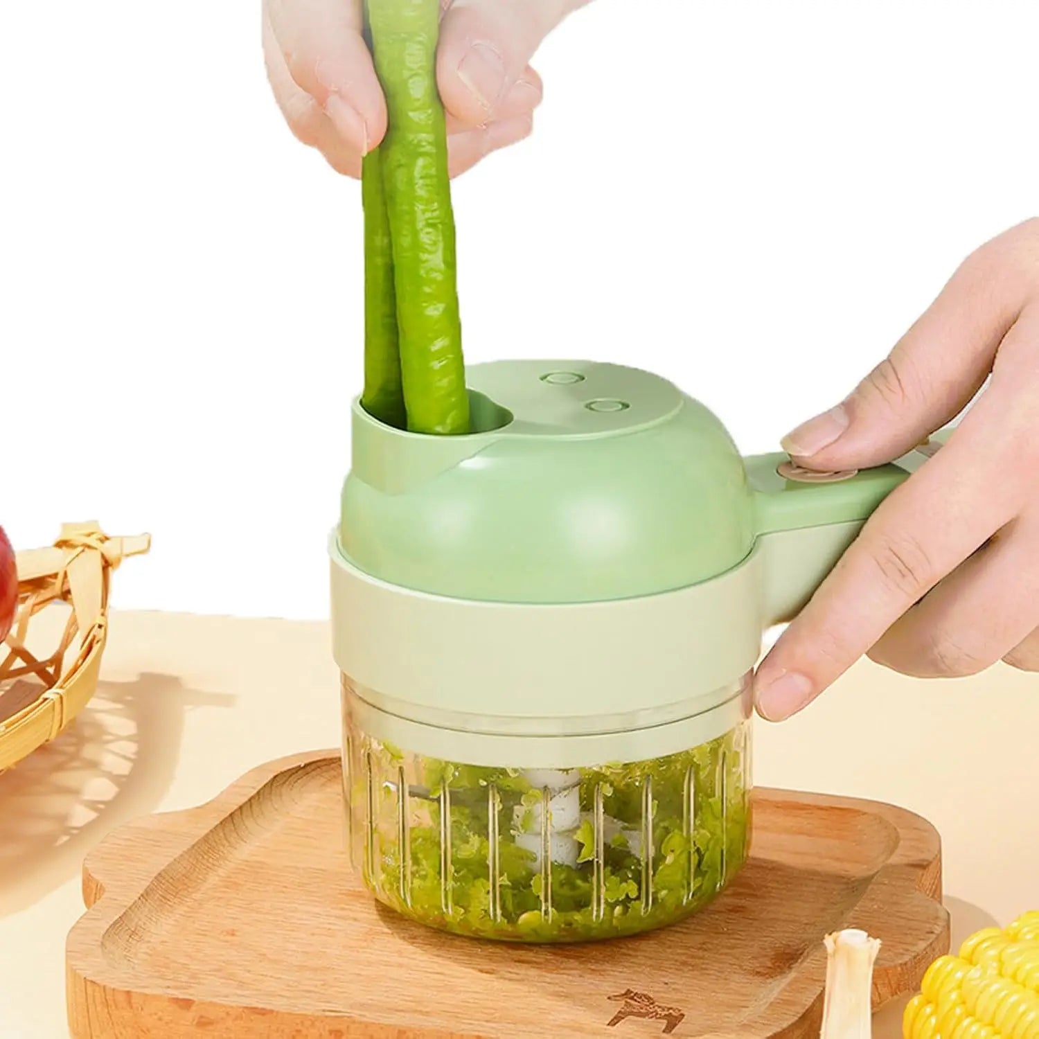 4 In 1 Electric Vegetable Cutter