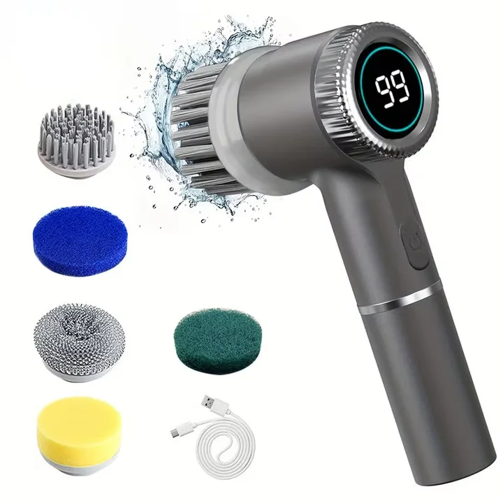 Electric Handheld Dish Cleaning Brush
