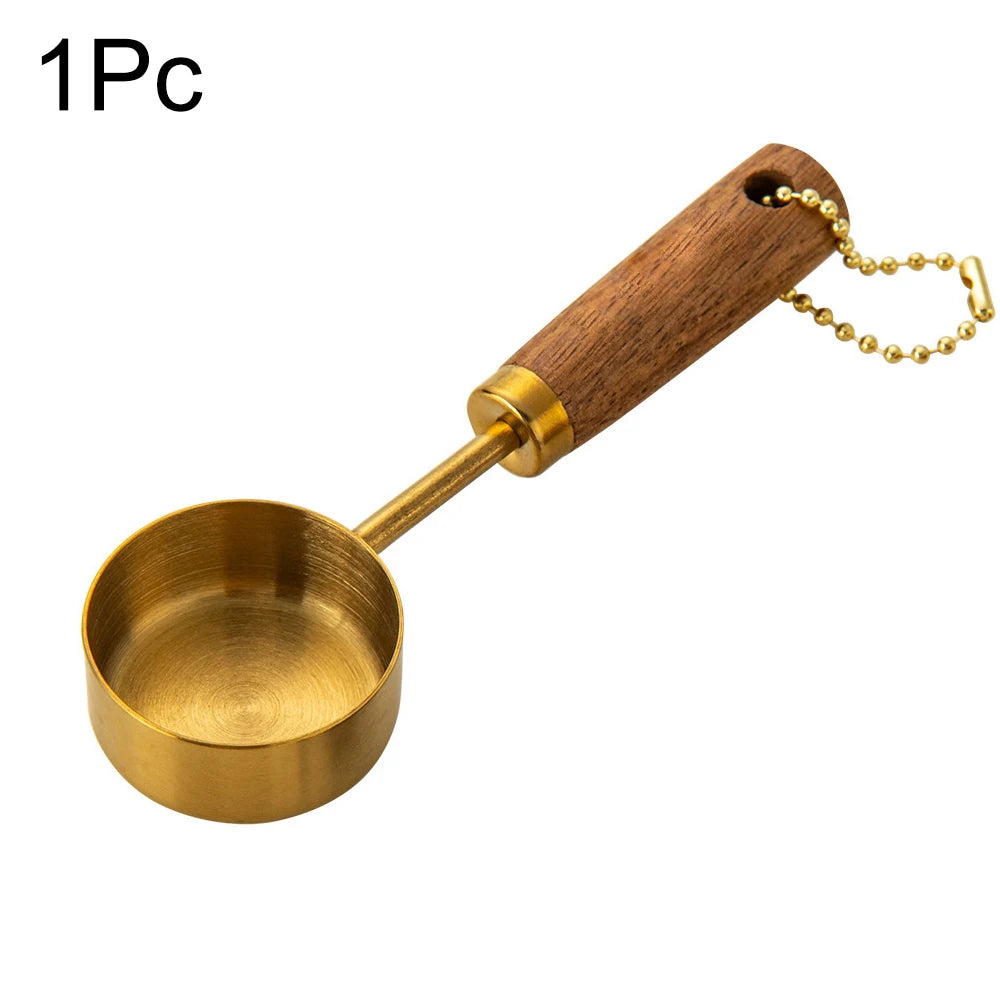 Golden Stainless Steel Measuring Cups