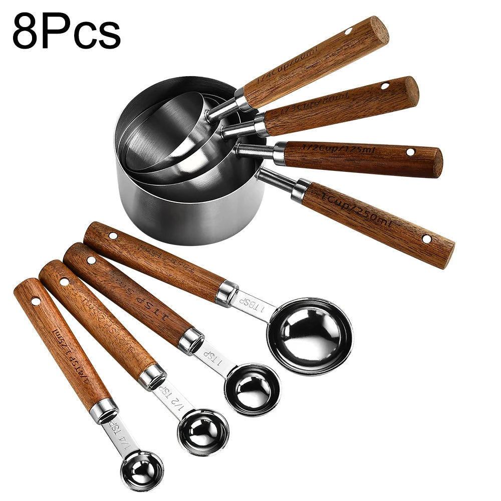 Golden Stainless Steel Measuring Cups