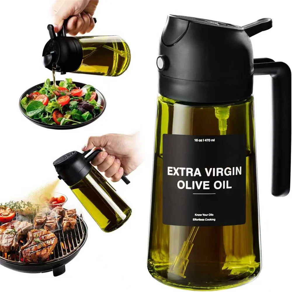 470 ML Cooking Oil Spray Bottle Dispenser