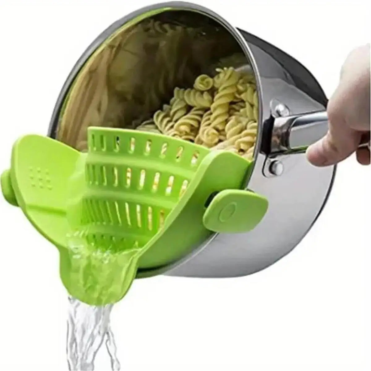Adjustable Clip Cooking Pot Strainer