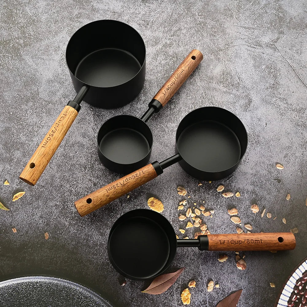 Golden Stainless Steel Measuring Cups