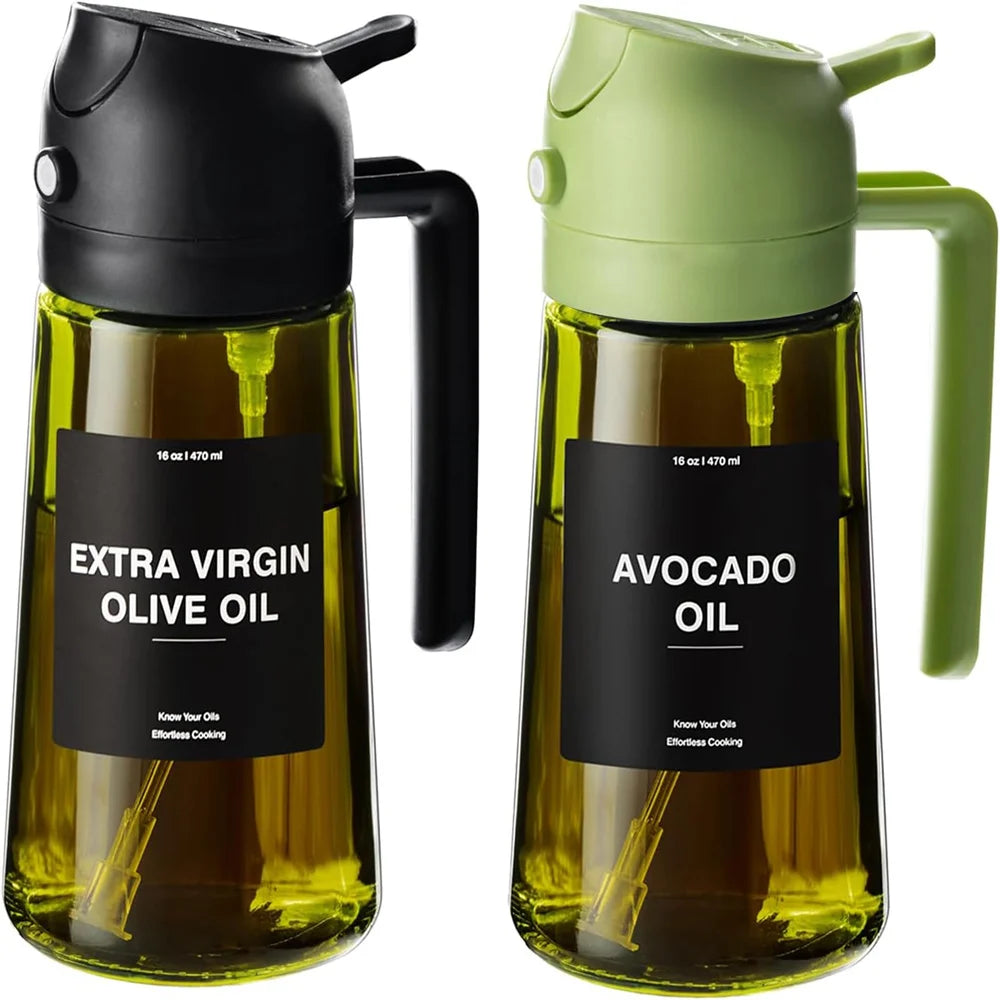 470 ML Cooking Oil Spray Bottle Dispenser