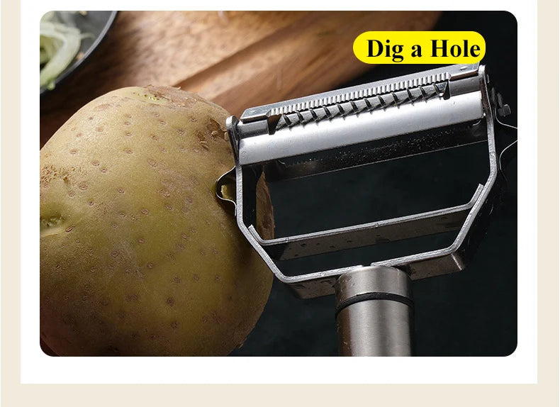 Multi-functional Stainless Steel Food Peeler
