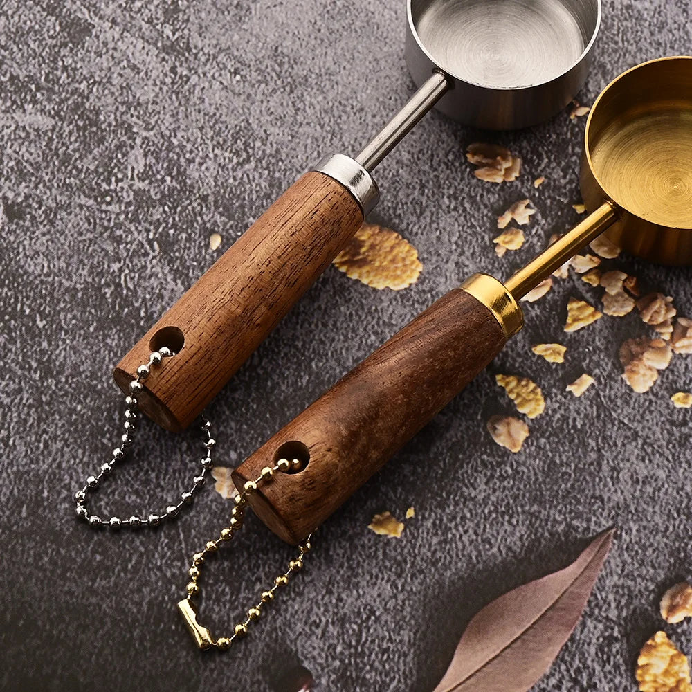 Golden Stainless Steel Measuring Cups