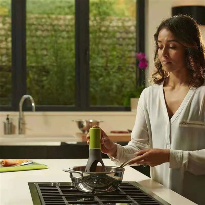 Triangular Shaped Food Stirring Device