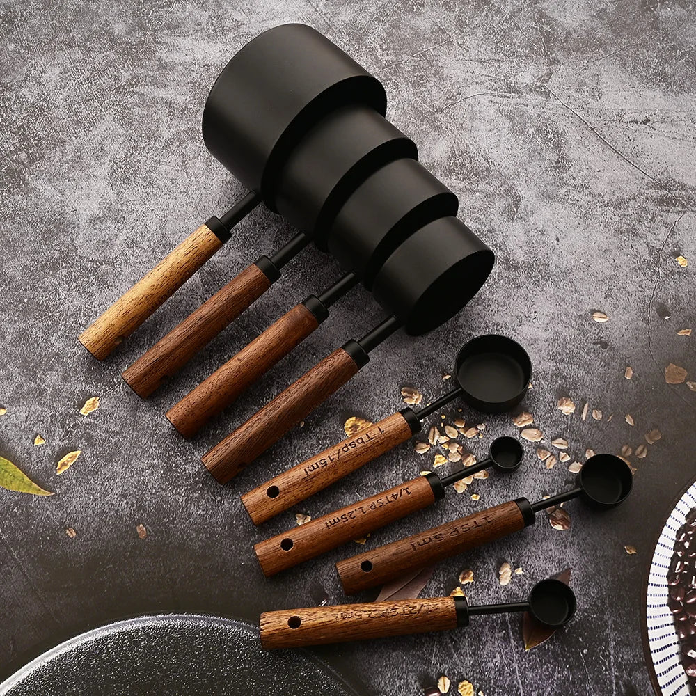 Golden Stainless Steel Measuring Cups