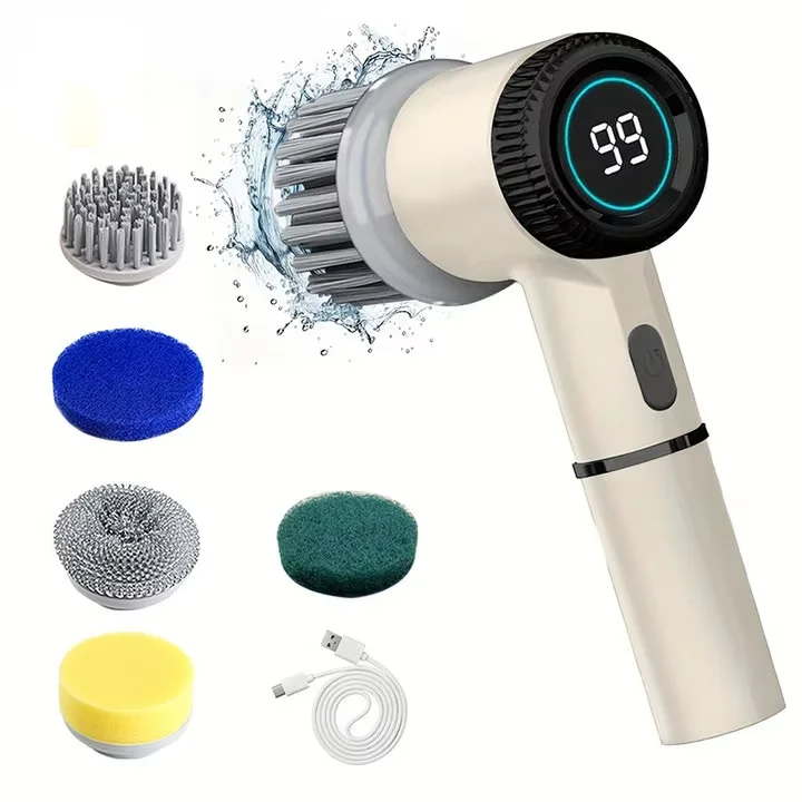 Electric Handheld Dish Cleaning Brush