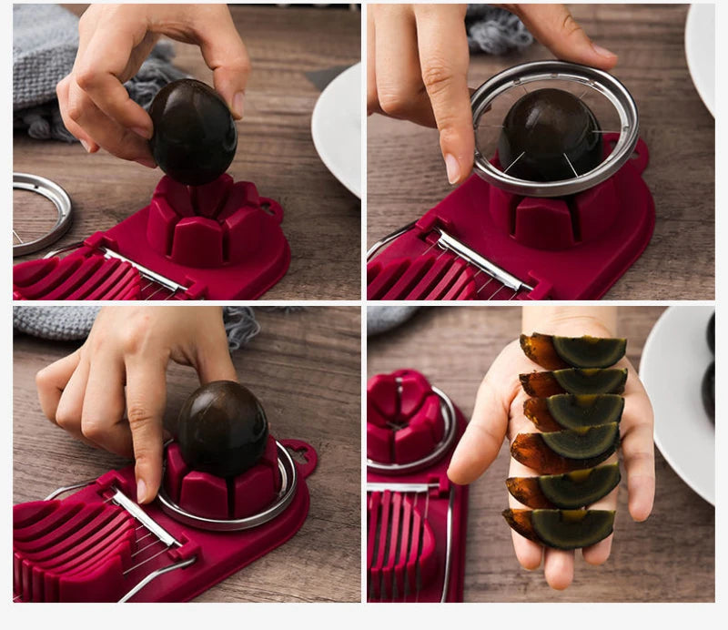 Stainless Steel Boiled Egg Slicer