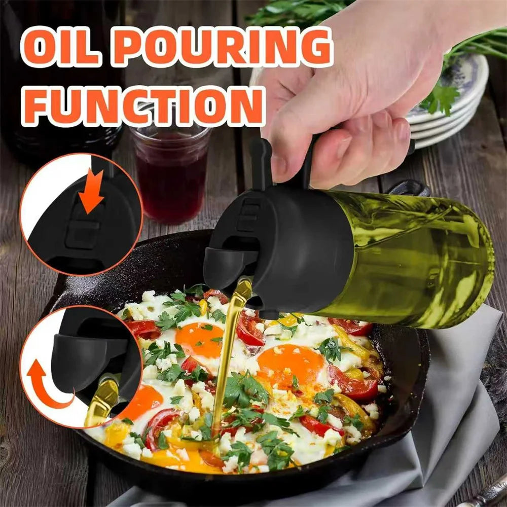 470 ML Cooking Oil Spray Bottle Dispenser