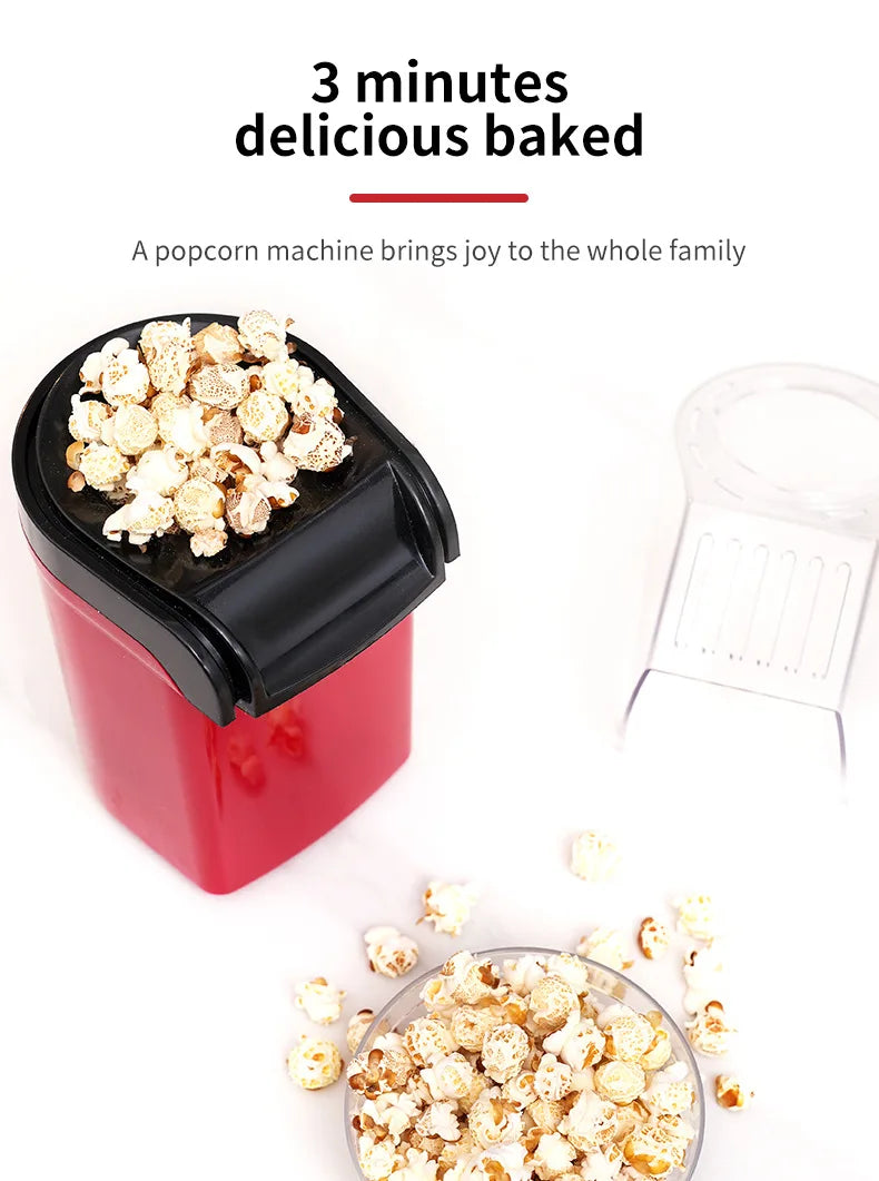 Portable Mini Electric Popcorn Maker