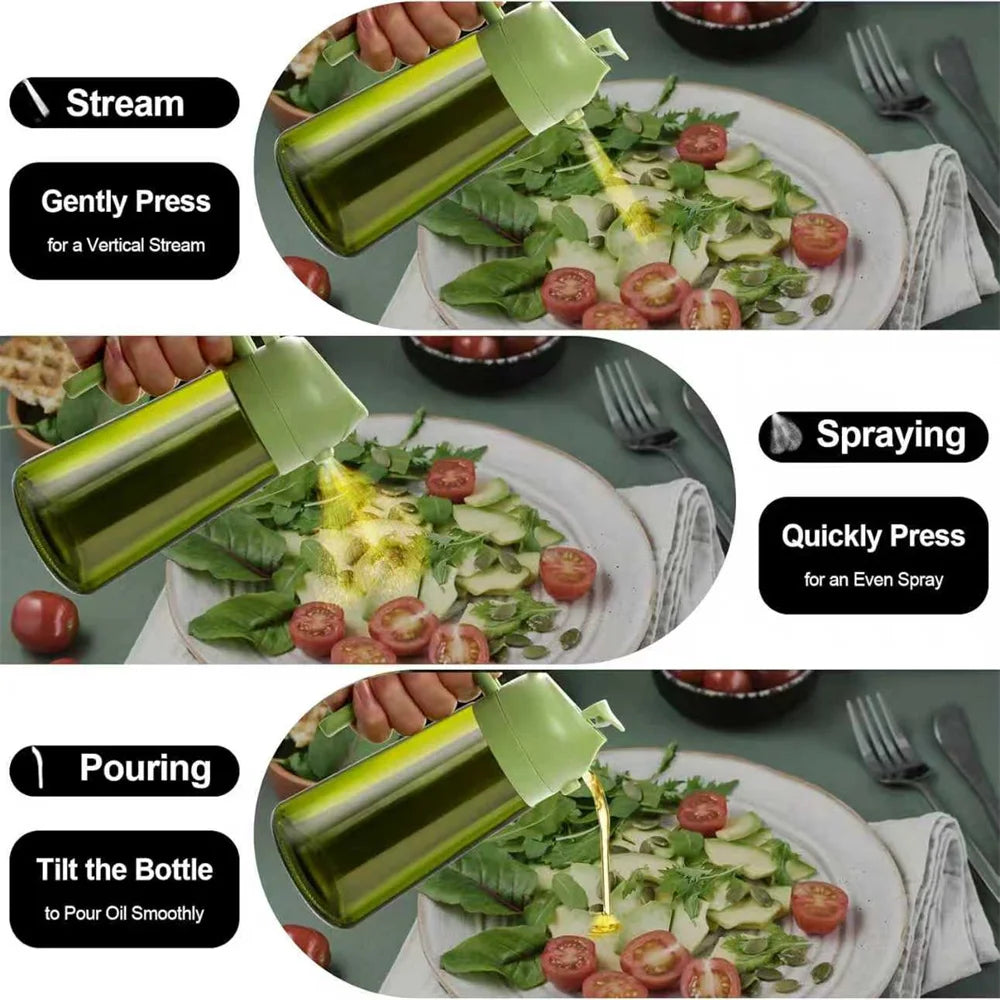470 ML Cooking Oil Spray Bottle Dispenser