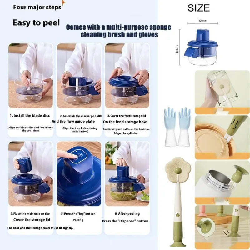 Electric Automatic Veggie Food Peeler