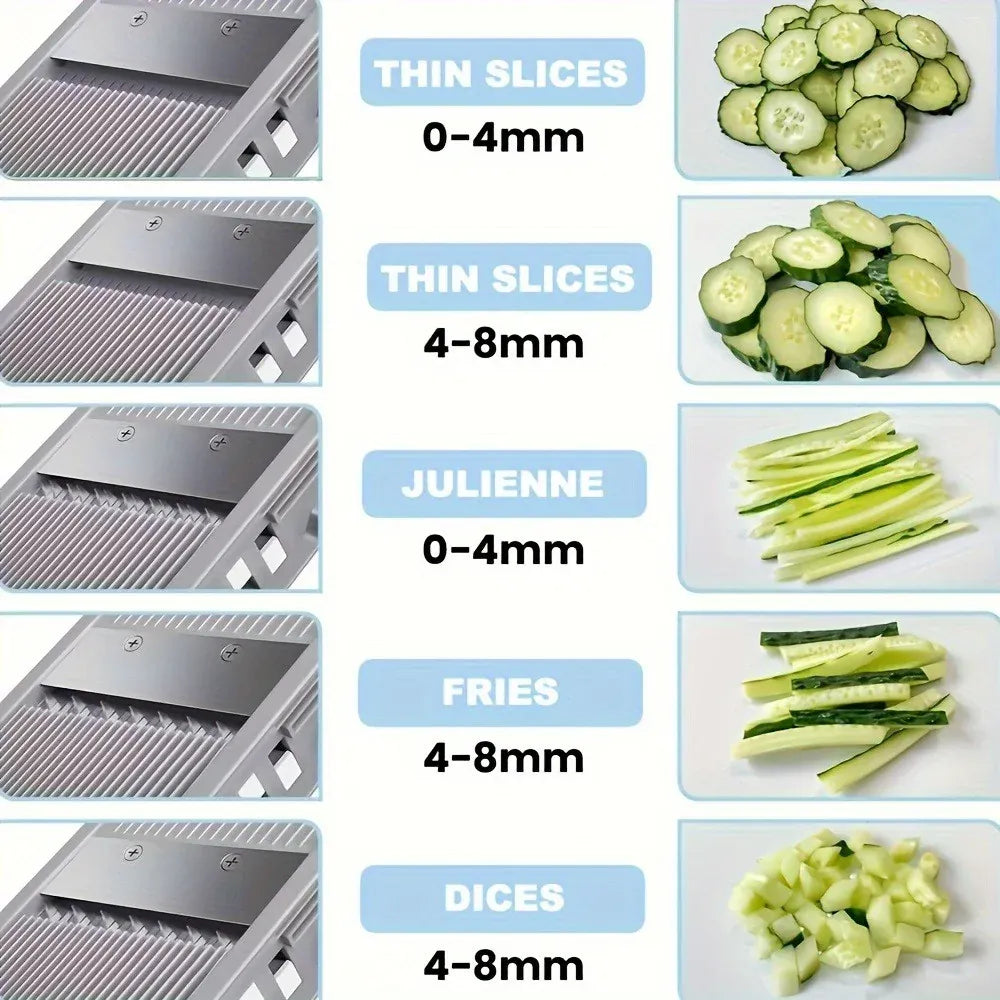 Adjustable Height Vegetable Food Chopper