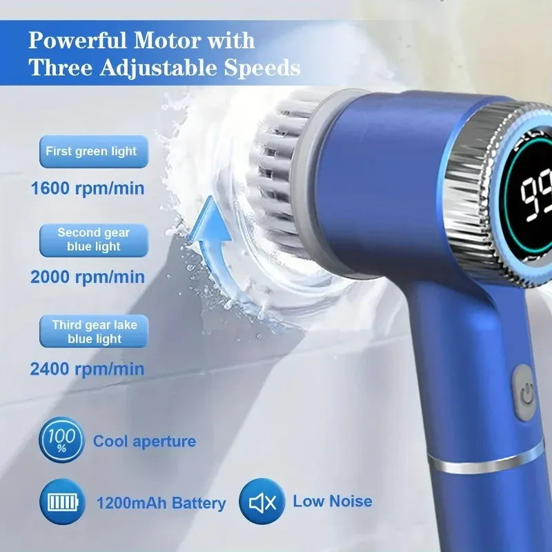 Electric Handheld Dish Cleaning Brush