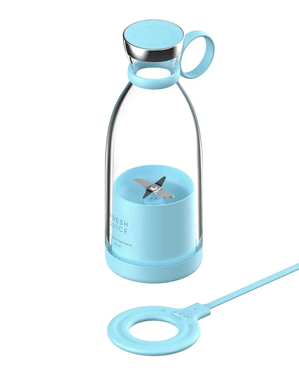 Electric Portable Rechargeable Wireless Juicer 14:173#350ml blue;200007763:201336100