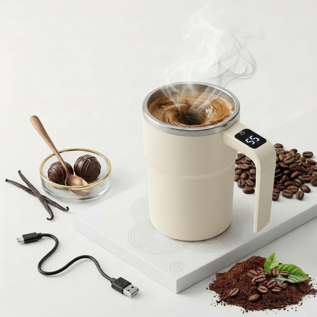 Electric Self Stirring Smart Coffee Mug