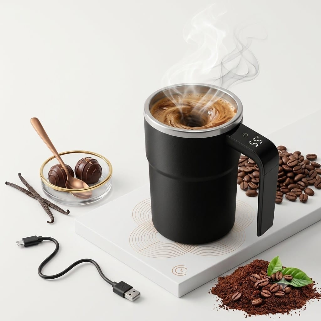 Electric Self Stirring Smart Coffee Mug