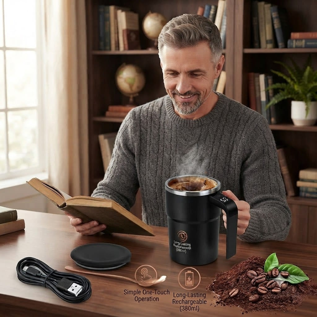 Electric Self Stirring Smart Coffee Mug