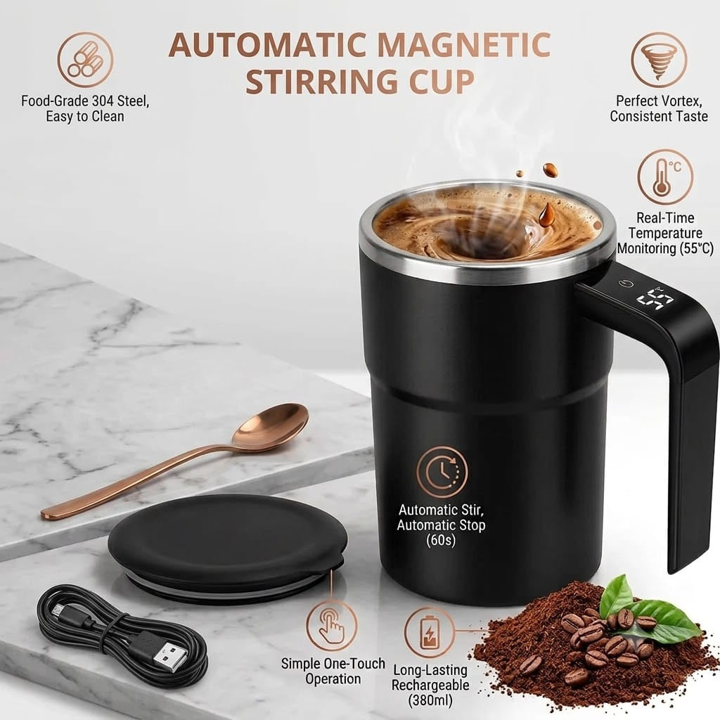 Electric Self Stirring Smart Coffee Mug