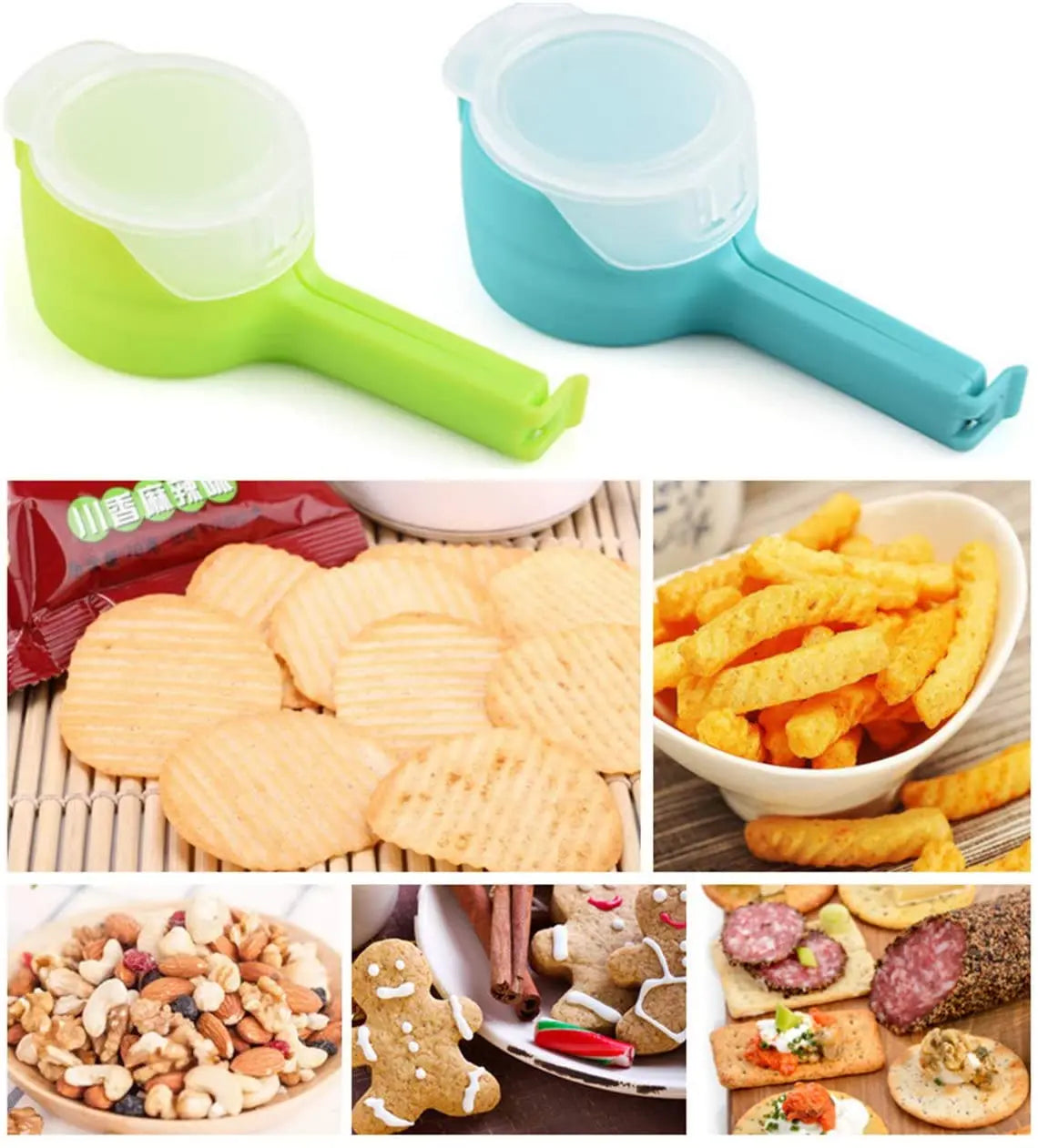 Food Bag Sealing Lid Cap Clip